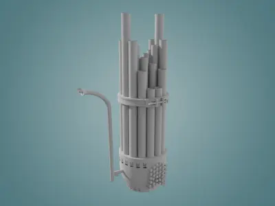 low profile instrument alto sheng Low-poly 3D model
