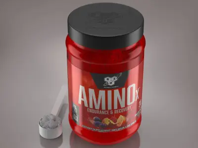 Amino X Supplement with Powder Free low-poly 3D model
