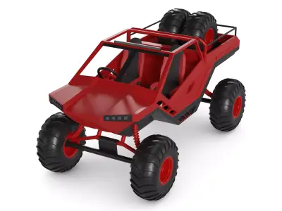 Amphibious Car 3D model