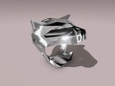 Black tiger 3D model