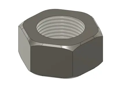 Bolt - 3D Model square 3D print model