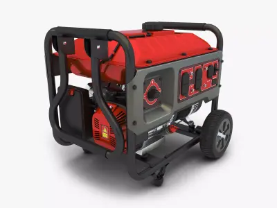 Portable Generator v 1 3D model