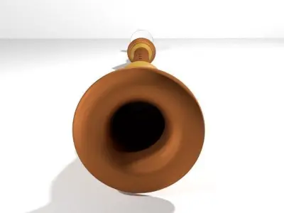 Musical Instrument Serunai 3D model