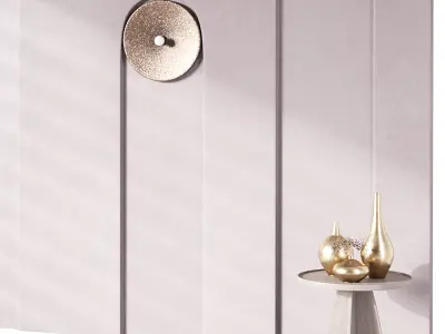 Decorative Wall panel  05 3D model