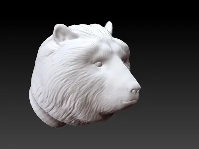 Bear Head bangle 3D model