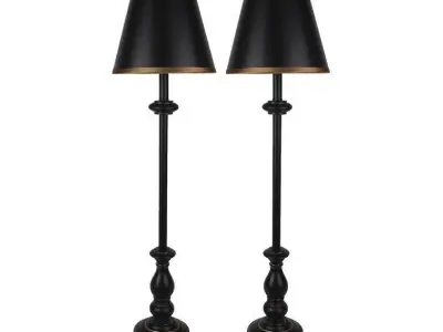 Bladon Resin Buffet Lamp 3D model