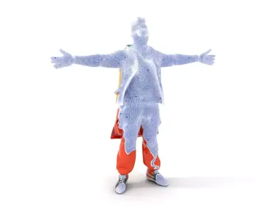 Colorful Urban Outfit model pack Low-poly 3D model