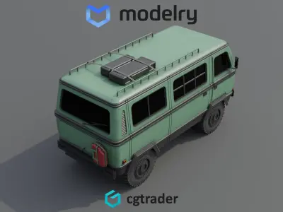 Off road Camper Van 3D model