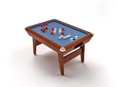 Blue Billiard Table 3D model