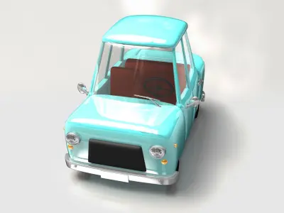 Car vintage-cartoon   3D model