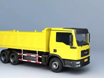 truck dump 3D model get