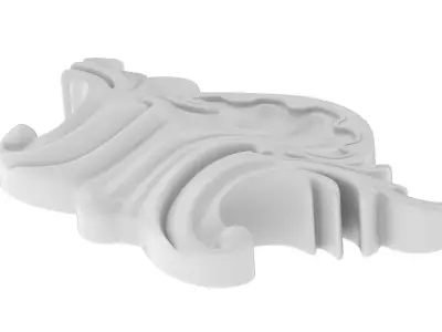Cartouche Ornament 034 3D model