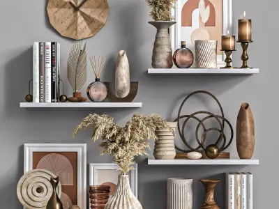 Decorative set 09 3D model