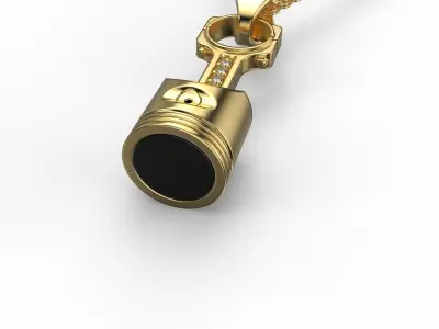 PISTON PENDANT 3D print model