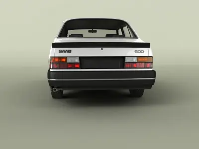 SAAB 900 4-door 3D model