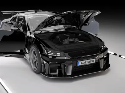 Nissan - GTR Skyline 2023 Concept 3D model