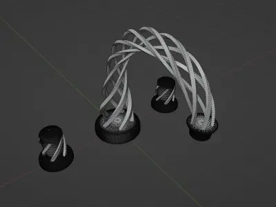 Spiral Art Faucet Free 3D model