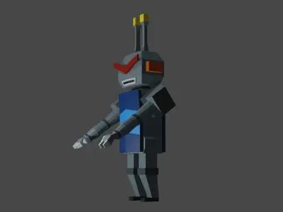 Ai for game and for try to rig test  Free low-poly 3D model