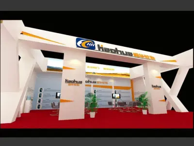 Exhibition - Area - 12X19-3DMAX2012-02 3D model