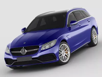 Mercedes c63 AMG estate 3D model