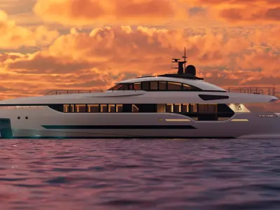 40M Superyacht 3D model