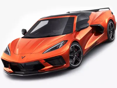 Corvette Convertible C8 3D model