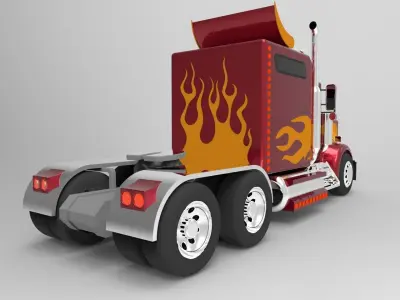 Peterbilt 379 3D model