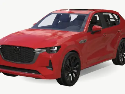 Mazda CX-60 2022 Low-poly 3D model