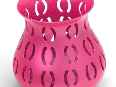 Stylish Flower Vase 3D print model