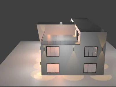 Futuristic Home 3D model