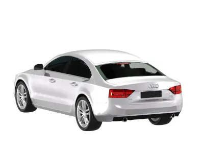 audi a5 2012 3D model