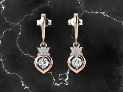 Jewelry Earring 3D print model