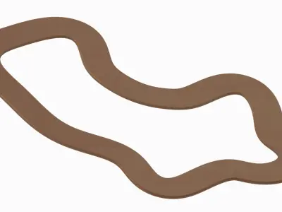 Complex Racetrack Toy 3D print model