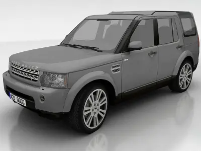 Land Rover Discovery 4 Low-poly 3D model