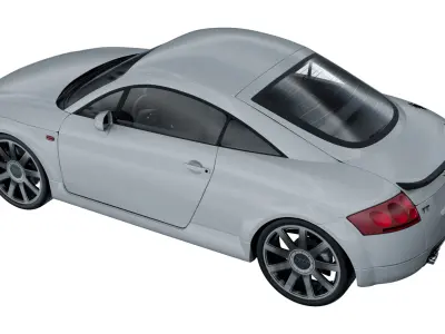 Audi - 2006 - TT coupe quattro 3D model