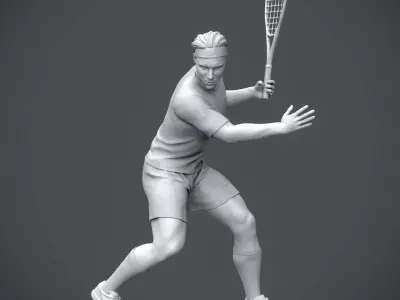Rafael Nadal 3D Printable 2 3D print model
