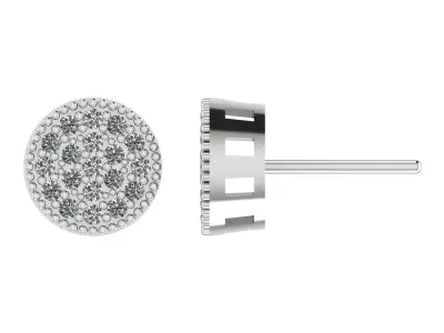 Solitaire EarRing 04 3D print model