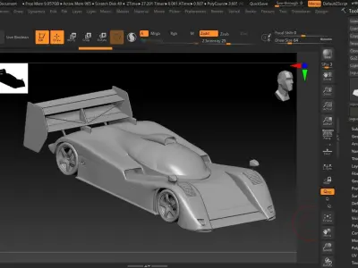jaguar xjr 14 3D Print Model 3D print model