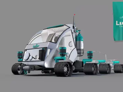 lunar car service 3D model