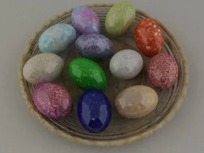 Easter eggs Free 3D model