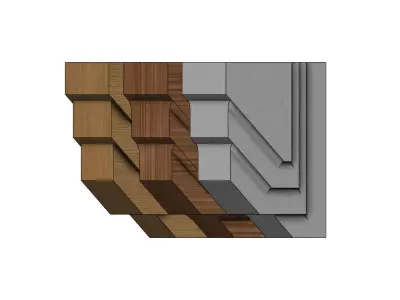 Contemporary New york  style corbel  3D print model