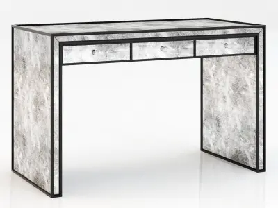 Restoration Hardware Strand Mirrored Desk 3D model