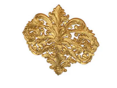 Classic decor ornament carved 47  3D model