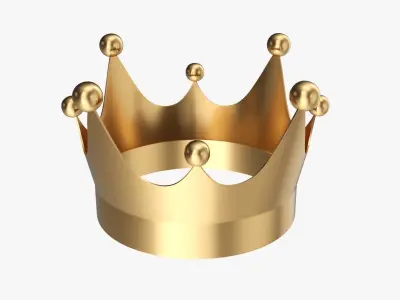Gold crown 04 3D model