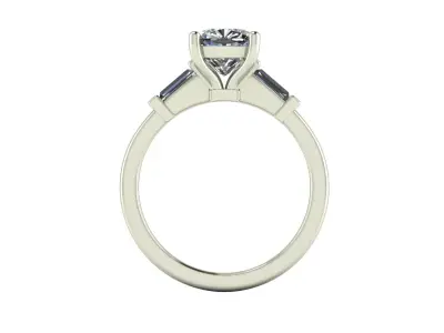 Diamond Fashion Ring R11 3D print model