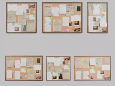 Wooden Wall Corkboard Collection - Customizable Pin Boards