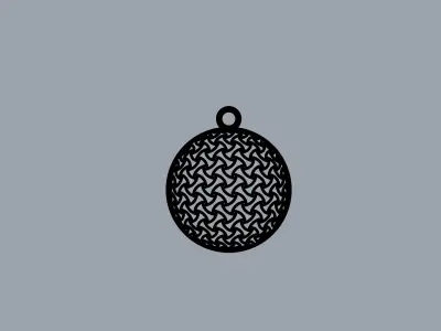 Christmas Ball Tree Decoration 3D print model