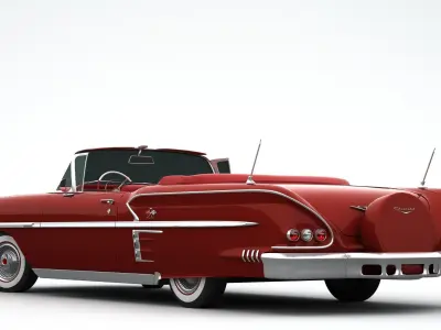 Chevrolet Impala Convertible 1958 3D model