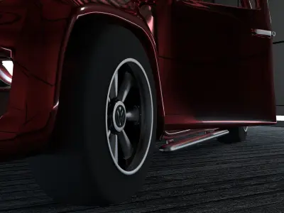 Volkswagen amarok Low-poly 3D model