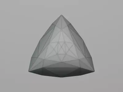 Triangle Diamond Ideal Cut 3D model